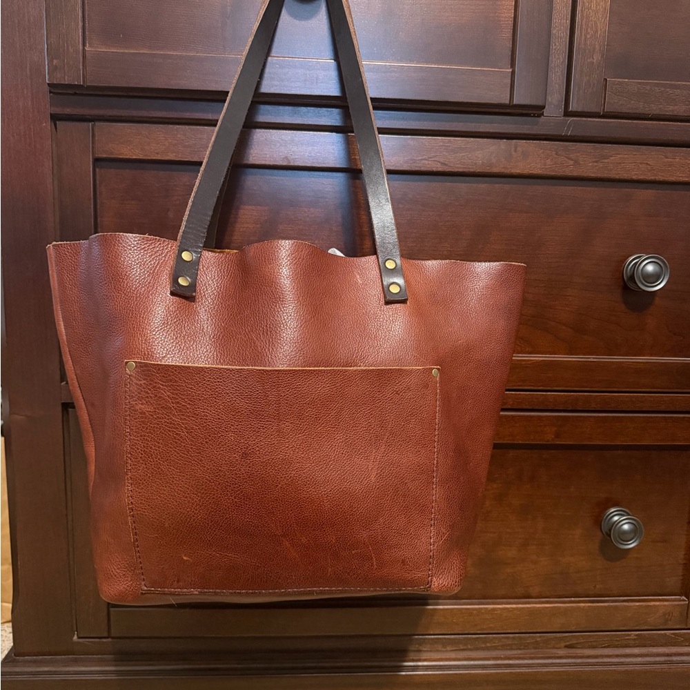 Portland Leather Tote Bag